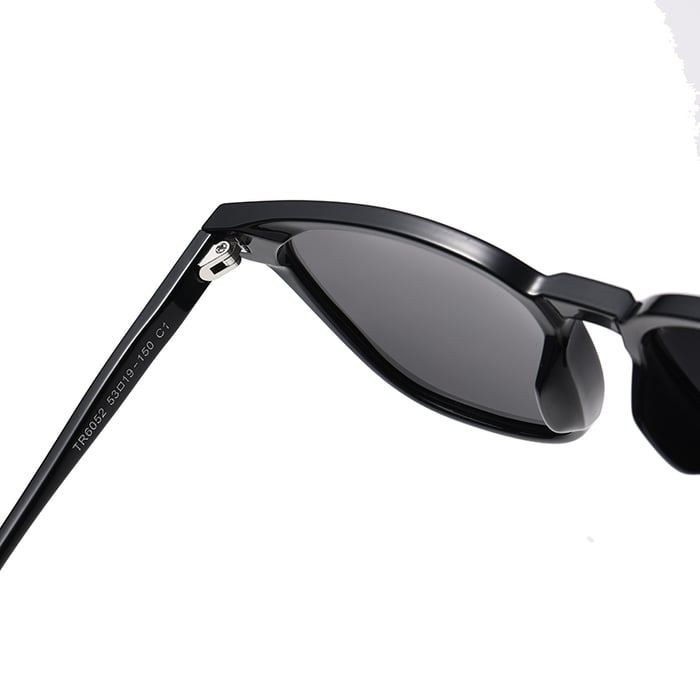 1 Paar Damen-Sonnenbrille aus Kunststoff im Retro-Patchwork-Stil der Classic-Serie Bild4