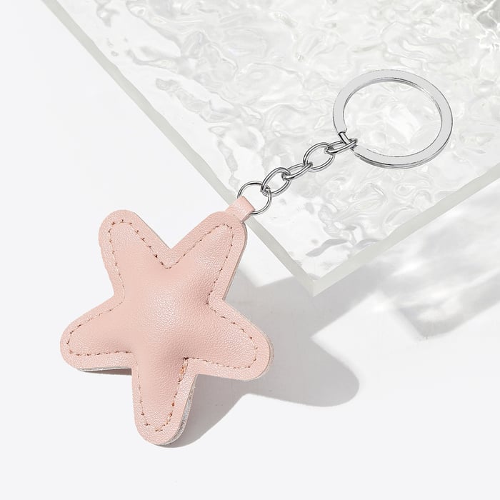 1 Piece Cute Leather Star Bag Charms h5Picture7