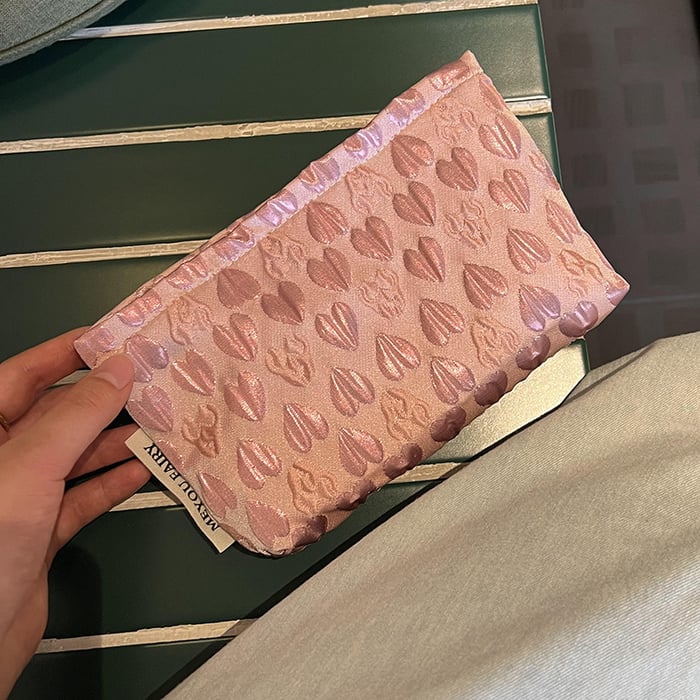 1 Stück Romantische Serie Tägliches Herz Polyester Damentaschen h5Bild5