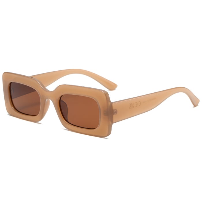 1 Stück Simple Series Casual Solid Color Kunststoff Damen Sonnenbrille h5Bild5