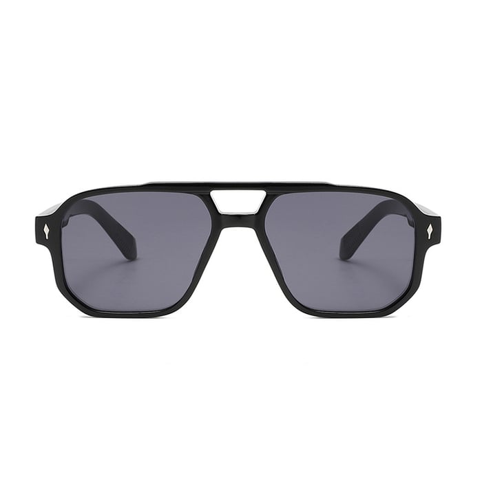1 Stück Simple Series Lässige einfarbige Unisex-Sonnenbrille aus Kunststoff h5Bild2