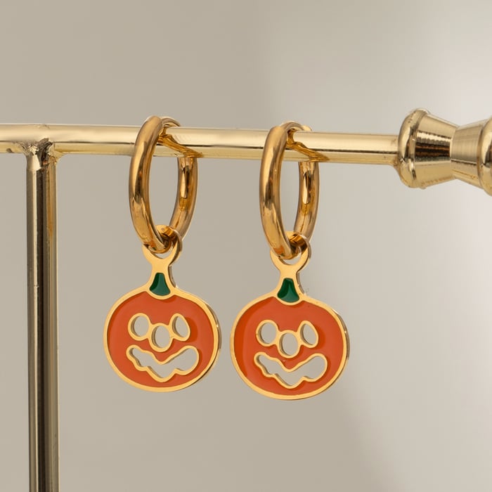 1 Set Halloween-Ohrringe aus Edelstahl Bild5