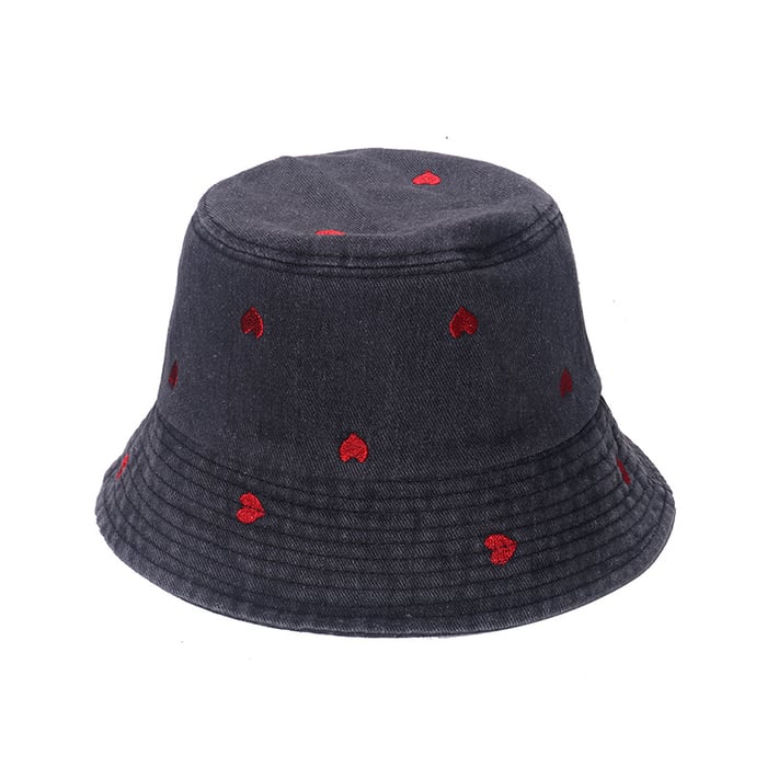 1 Piece Cowboy Love Embroidered Fisherman Hat Picture4