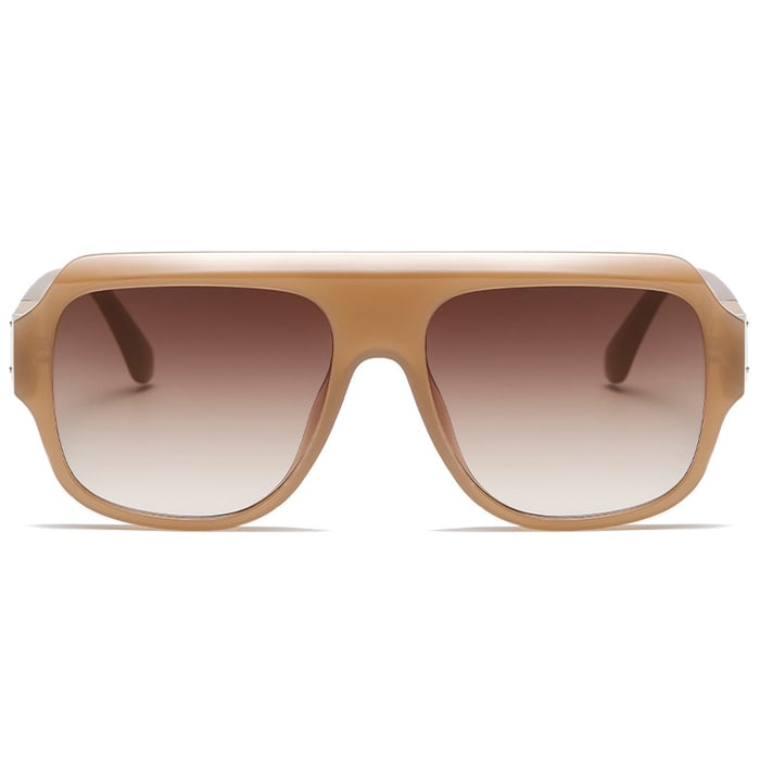 1 Stück Simple Series Casual Solid Color Kunststoff Damen Sonnenbrille h5Bild2