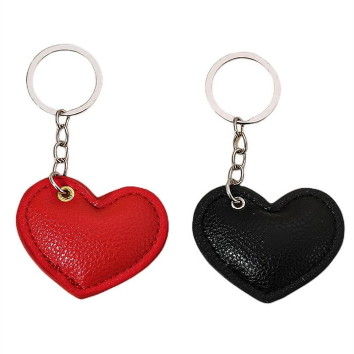 1 Piece Retro Leather Heart Women's Bag Charms h5Picture4