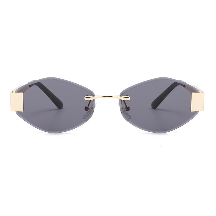 1 Pair Simple Series Daily Solid Color Alloy Women's Sunglasses h5Picture6