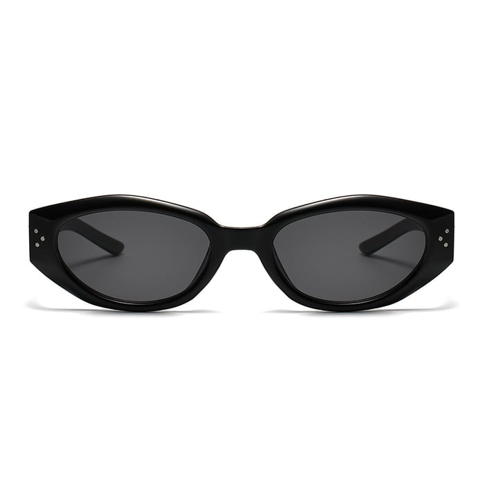 1 Stück Simple Series Retro Volltonfarbe Kunststoff Damen Sonnenbrille h5Bild2