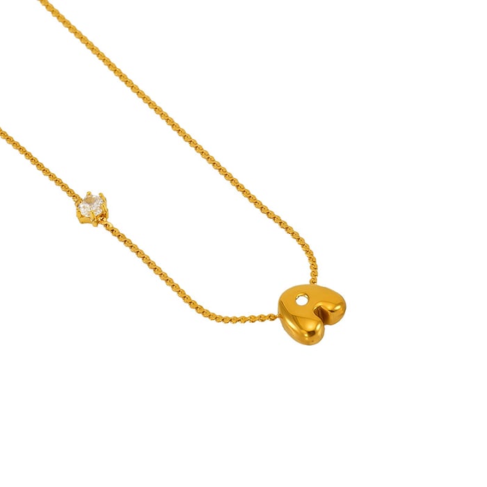 1 Piece Simple Series Daily Letter Golden Women’s Pendant Necklaces h5Picture5