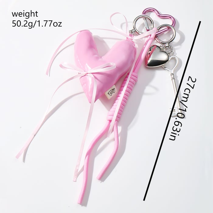 1 Piece Sweet Love Bow Knot  Women's Bag Charms h5Picture12