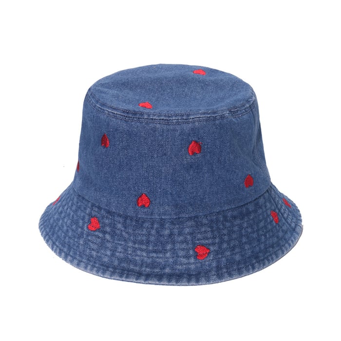 1 Piece Cowboy Love Embroidered Fisherman Hat Picture3