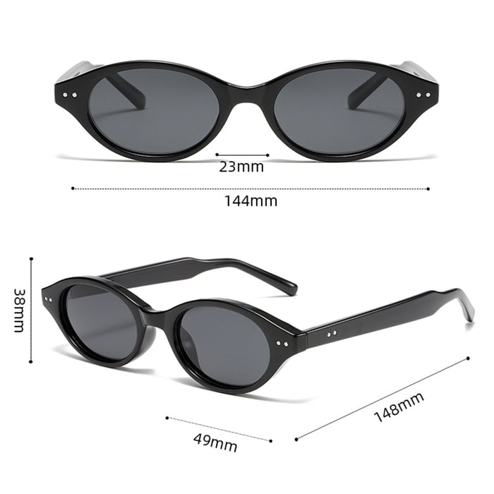 1 Stück Simple Series Elegante Damen-Sonnenbrille aus Kunststoff mit Leopardenmuster h5Bild6