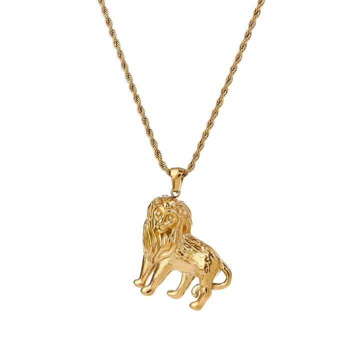 1 stück luxuriöse serie tier edelstahl gold farbe damen anhänger halsketten h5Bild6
