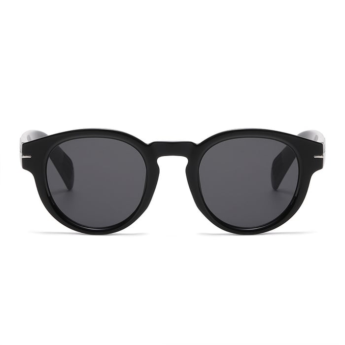1 Stück Simple Series Retro Volltonfarbe Kunststoff Damen Sonnenbrille h5Bild2