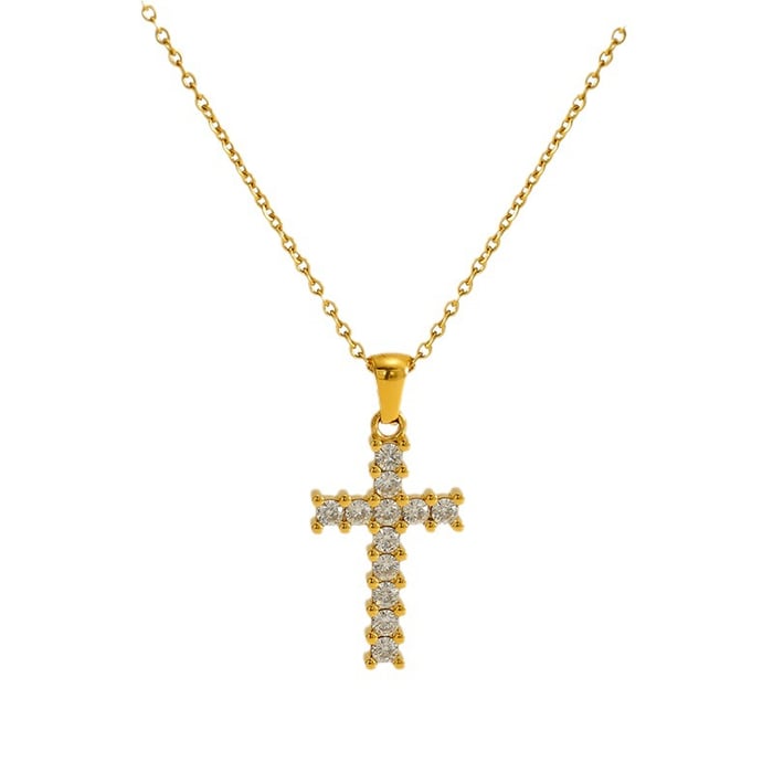 1 Piece Simple Series Daily Cross  Women's Pendant Necklaces h5Picture6