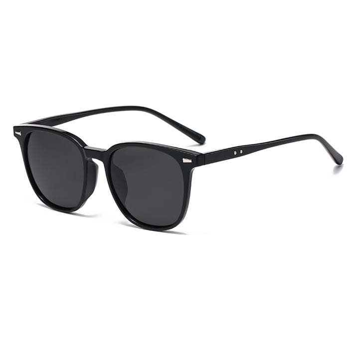 1 Paar Damen-Sonnenbrille aus Kunststoff im Retro-Patchwork-Stil der Classic-Serie 