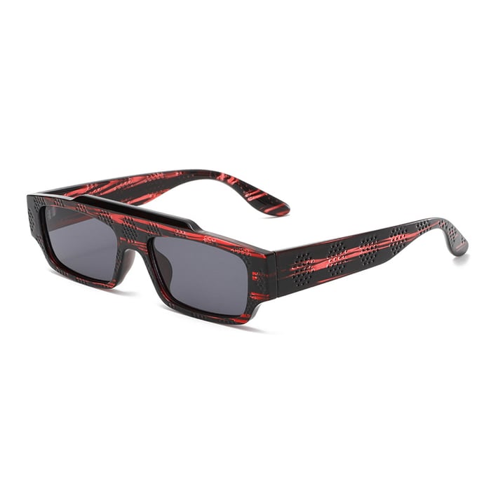 1 Stück Simple Series Daily Leopard Print Kunststoff Damen Sonnenbrille h5Bild2