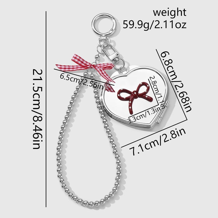 Retro Heart Bag Charms Picture11