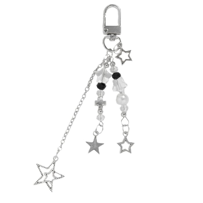 1 Piece Pentagram Transparent Beaded Bag Charms h5Picture6
