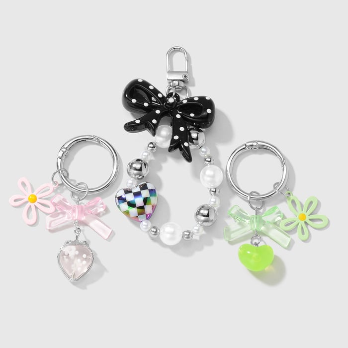 Cute Bow Knot Bag Charms h5Picture4