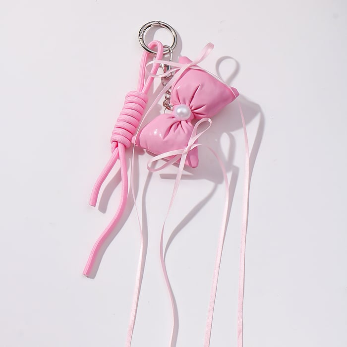 1 Piece Sweet Love Bow Knot  Women's Bag Charms h5Picture3
