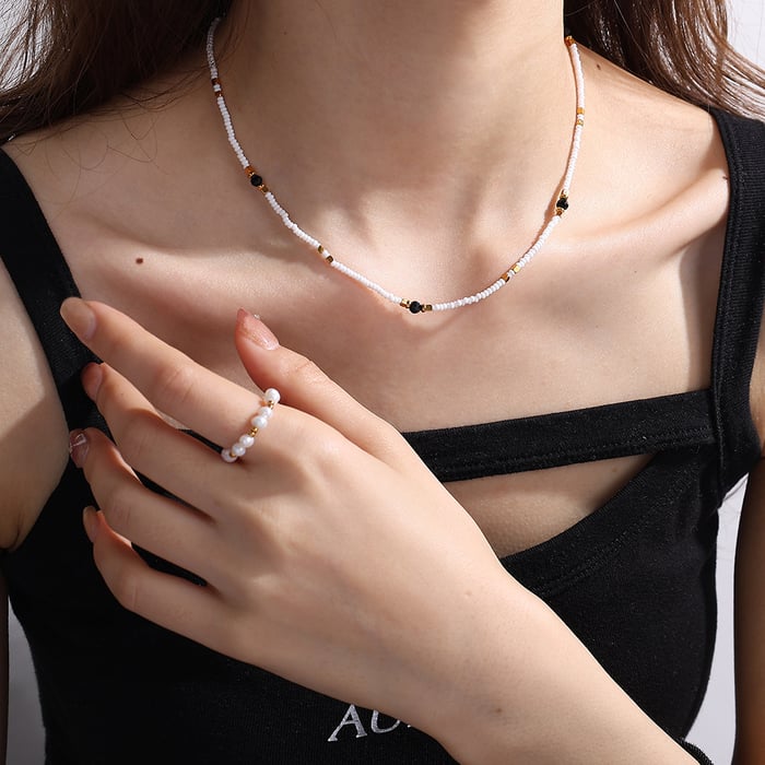 Beads Stainless Steel Necklaces h5Picture5