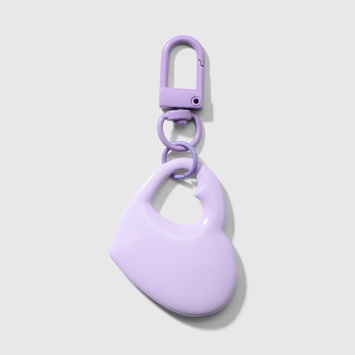 Simple Heart Bag Charms