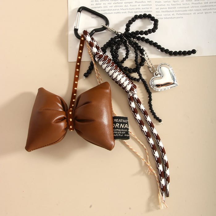 Vintage dimensionale gevlochten touw damestascharms Afbeelding5