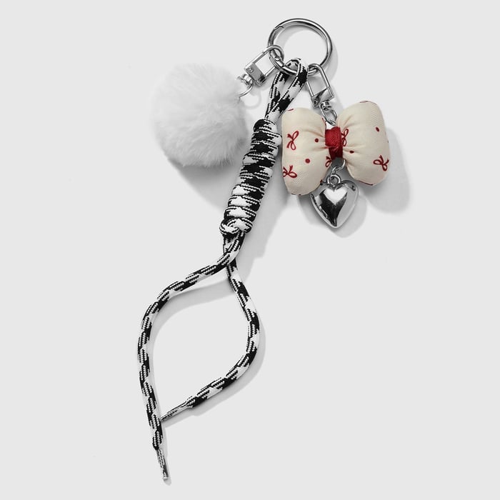 1 Piece Sweet Bow  Bag Charms h5Picture4