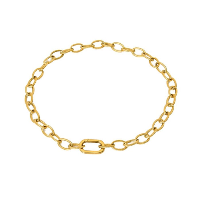 Schlichte Halskette mit einem Hauch von Luxus – DIY Edelstahlkette für Damen h5Bild5