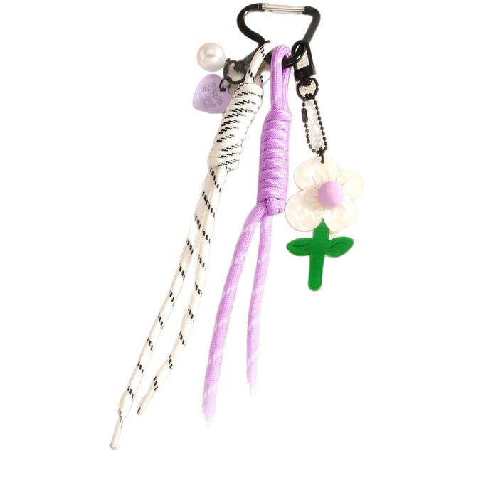 1 Stück Simple Series Sweet Flower Resin Damen Taschenanhänger h5Bild6