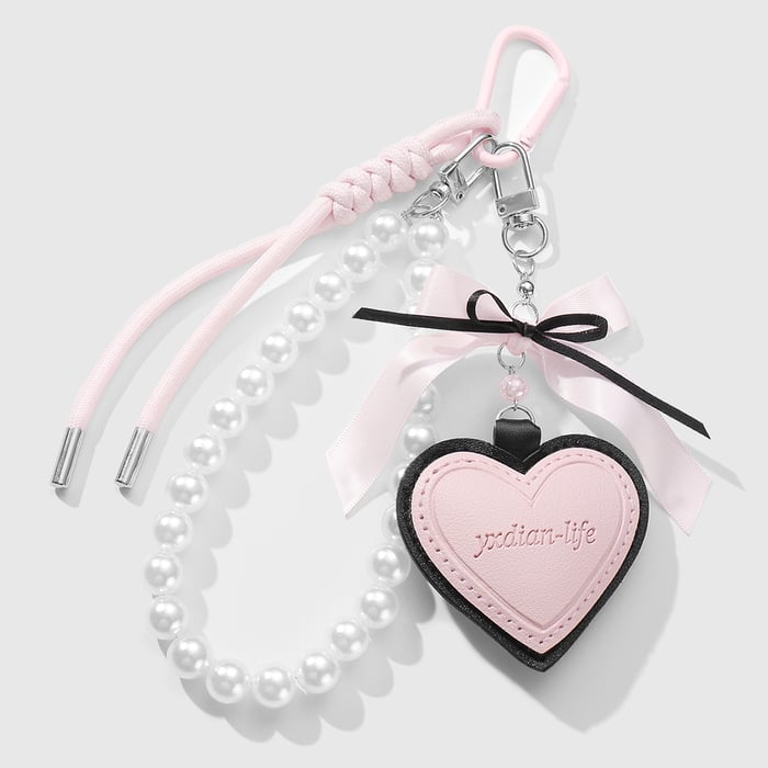 Leather Heart Bag Charms Picture4