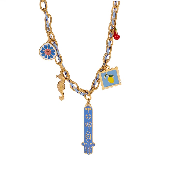 1 Piece Luxurious Series Bohemian Elephant Sennit Stainless Steel Gold Color Women's Pendant Necklaces h5Picture7