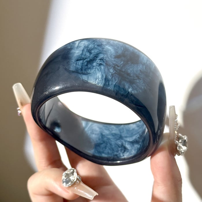 1 Piece Premium Simple Geometric Acrylic Women's Bangles h5Picture5
