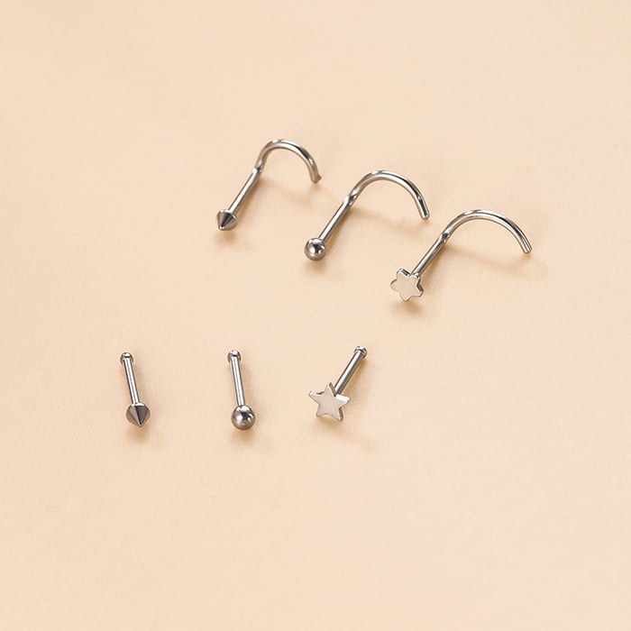 1 Piece Exquisite Star Shape Women's Nose Stud h5Picture5