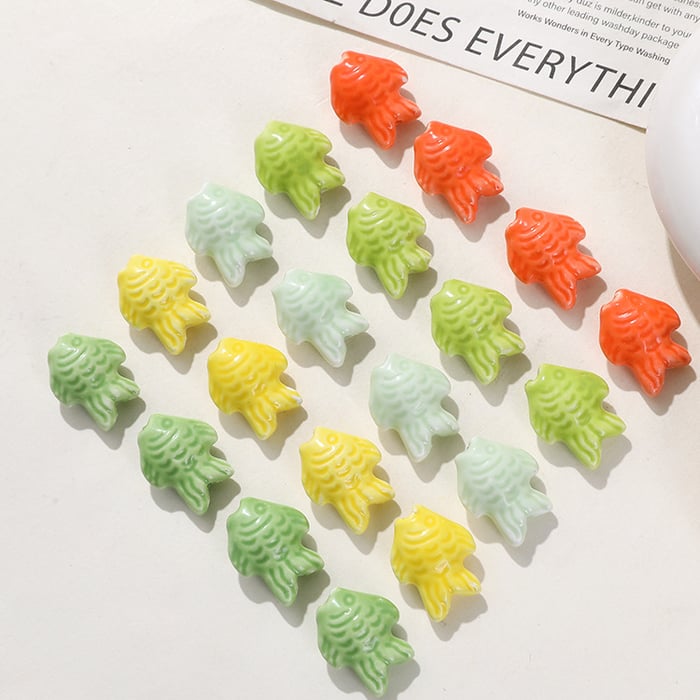 VIvid Fish Colorful Ceramics DIY Jewelry Beads h5Picture3