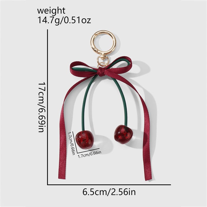 Sweet Cherry Bag Charms h5Picture2