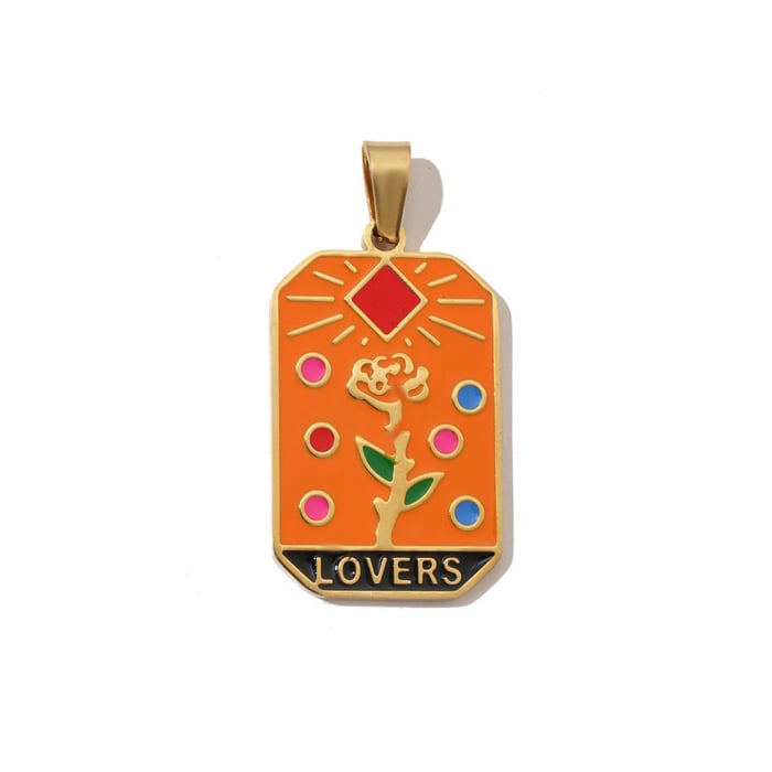 Chic Tarot Stainless Steel Pendants