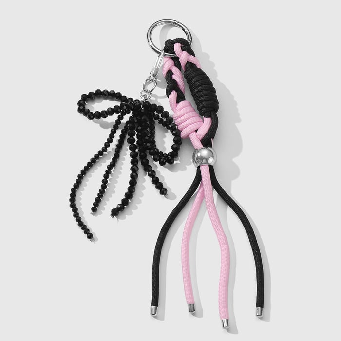 Beaded Bow Knot Women's Bag Charms