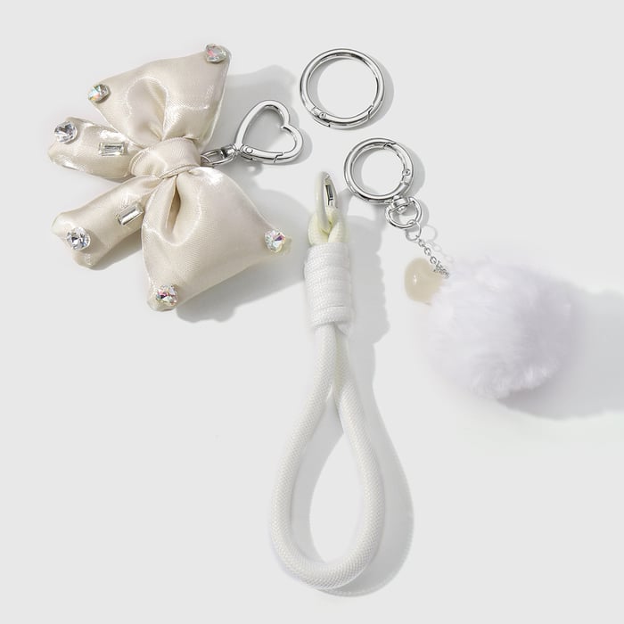 Puff Bow Knot Bag Charms h5Picture8