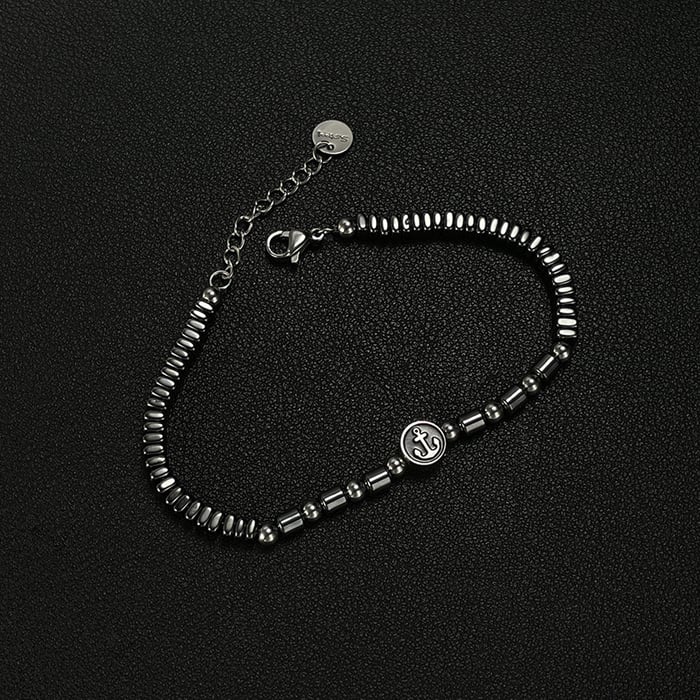 Bootsankerperlen Edelstahl Herren Perlenarmbänder Bild4