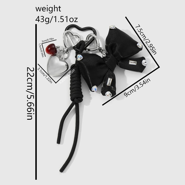 Puff Bow Knot Bag Charms h5Picture6