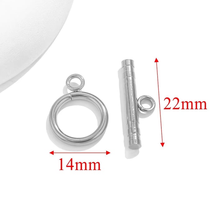 1 Piece DIY O&T Shape Clasp Stainless Steel Gold Color Women's Pendants h5Picture2