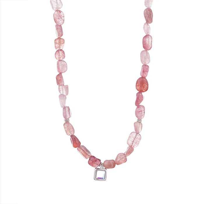 1 Piece Polychrome Series Sweet Sun Sennit Stainless Steel Gold Color Women's Pendant Necklaces h5Picture6