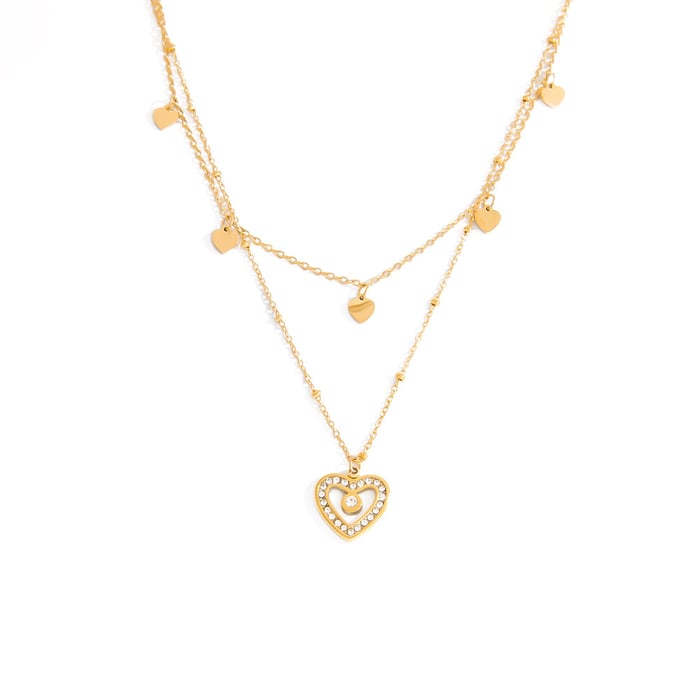 Vacation Shell Stainless Steel Gold Color Women's Pendant Necklaces h5Picture7
