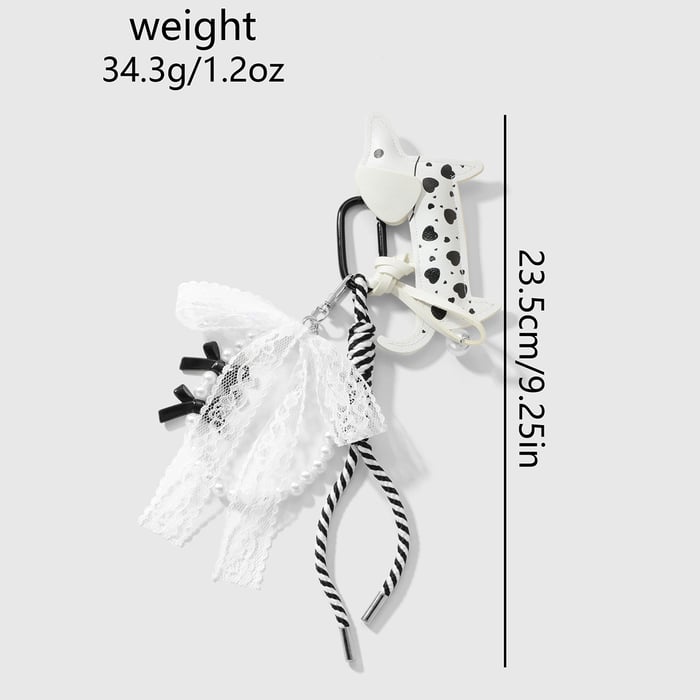 Cute Dog Alloy Bag Charms h5Picture2