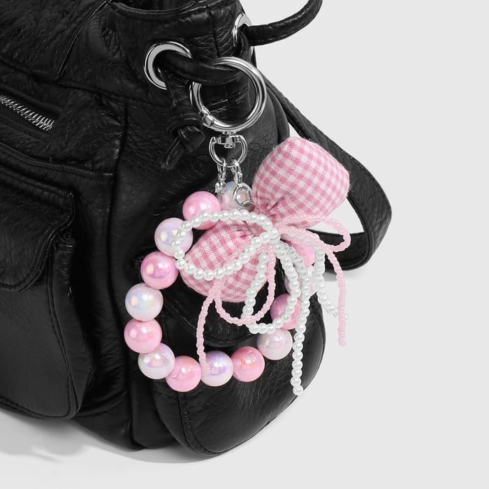 Sweet Beaded Bow Knot Bag Charms h5Picture9