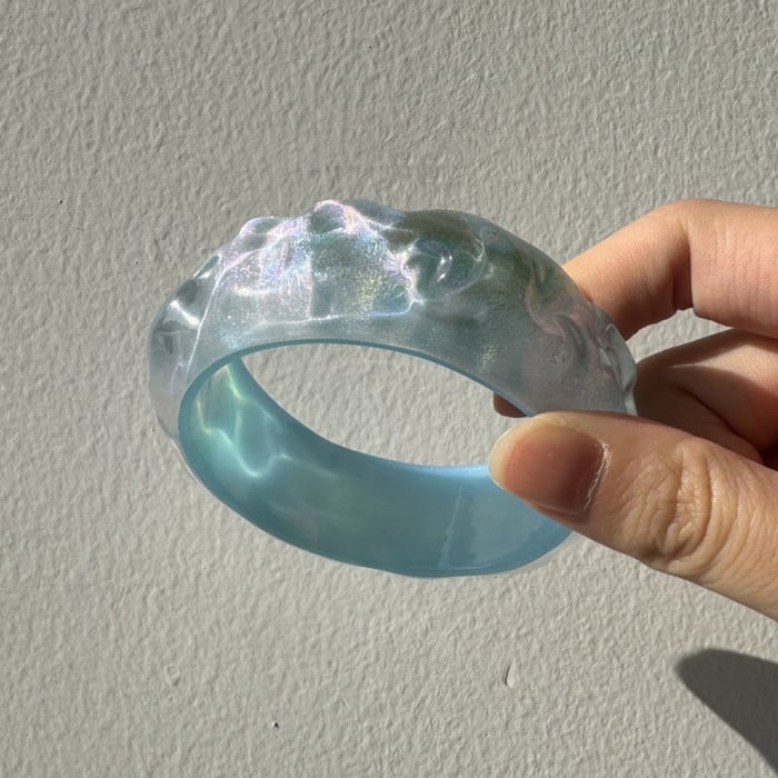 1 Piece Simple Geometric Acrylic Women's Bangles h5Picture5