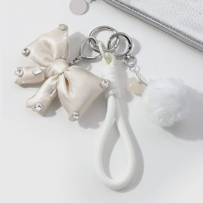 Puff Bow Knot Bag Charms Picture7