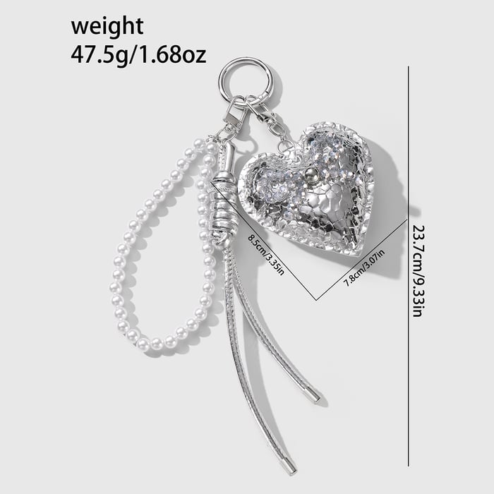 Puff Heart Bag Charms h5Picture8