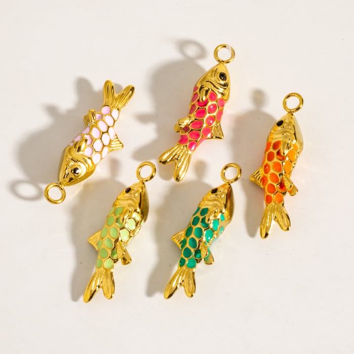 1 Pair Simple Series Cute Animal Stainless Steel Women's Pendants h5Picture2